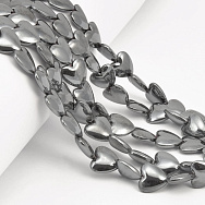 Бусины Гематит, Нат. камень, Сердце, 12х12х4 мм (BUS-057820)