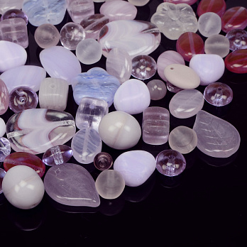 Бусины чешское стекло Preciosa 92-Mix111-Lila Light (BUS-036034)