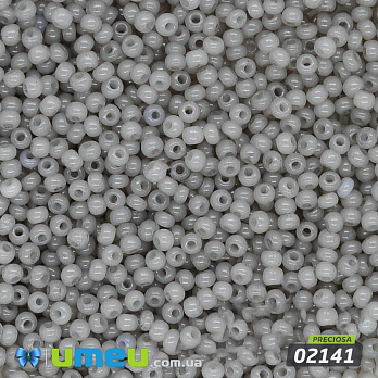 Бісер чеський №432 / 02141, Сірий, алебастровий, 10/0 (BIS-014160)