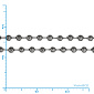Ланцюг з кульками, Темне срібло, 2 мм, 1 м (ZEP-040227)
