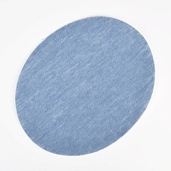 Термонаклейка для декору та ремонту одягу, 13,5х11 см, Блакитна (APL-060174)