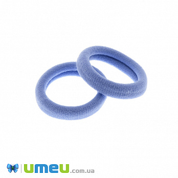 Резинка для волос микрофибра, 40 мм, Голубая (OSN-041665)