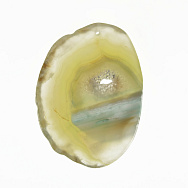 Срез Агата, Зеленый, 67х49 мм (POD-009354)