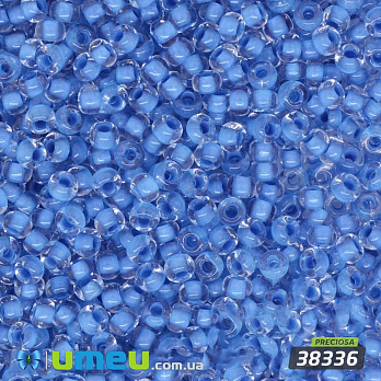 Бісер чеський №619 / 38336, Блакитний яскравий, Прокрашенний, 10/0 (BIS-003896)