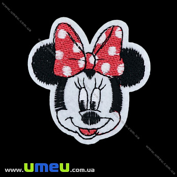 Термоаплікація дитяча Міккі Маус, 5,5х5,5 см (APL-020962)