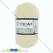 Пряжа YarnArt Baby 50 г, 150 м, Молочна 502, 1 моток (YAR-025246)