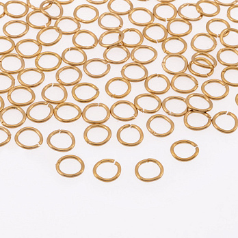 Колечки из нерж. стали, 5 мм, 0,7 мм, Золото (STL-055861)