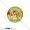 /p17711-kaboshon-stekl-s-printom-snegovik-14-mm-krugliy/
