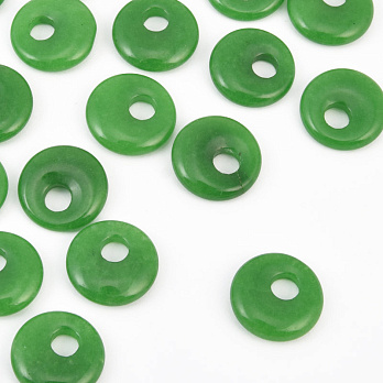 Подвеска Круглая, Натур. камень Нефрит малайзийский, 14 мм (POD-057970)