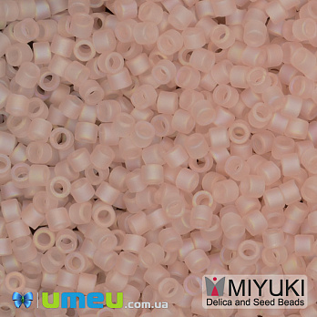 Бісер японський Miyuki Delica 11/0 DB868, Персиковий матовий (BIS-045323)