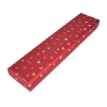 Коробочка Прямокутна, 20,5х4,5х2,5 см, Червона (UPK-060593)