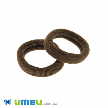 Резинка для волосся мікрофібра, 30 мм, Коричнева (OSN-041607)