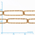 Цепь из нержавеющей стали, 5 мм, Золото, 1 м (ZEP-055325)