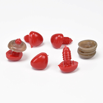 Носик со штифтом (с заглушкой), 14х11 мм, Красный (DIF-030507)