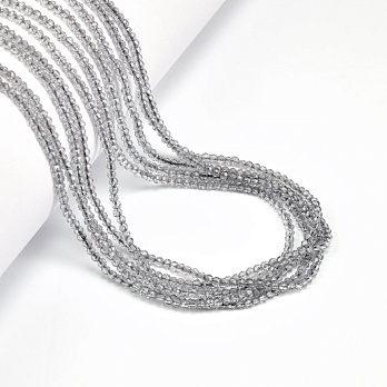 Намистини Обсидіан, Натур. камінь, 2 мм, Круглі грановані (BUS-054301)