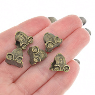 Бусины  мет. Машина, 12х8 мм, Античная бронза (BUS-006857)