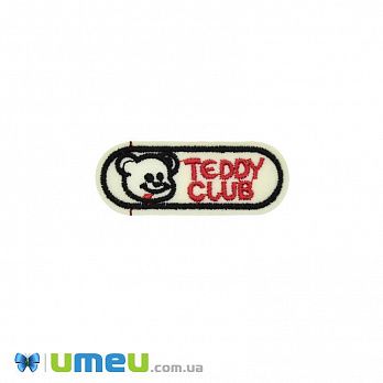 Термоаппликация TEDDY CLUB, 6х2,3 см, Бежевая, 1 шт (APL-047694)