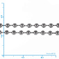 Ланцюг з кульками 3 мм з нержавіючої сталі, Темне срібло, 1 м (ZEP-046961)