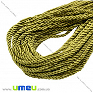 Поліестеровий шнур кручений, Оливковий, 4 мм (LEN-018932)