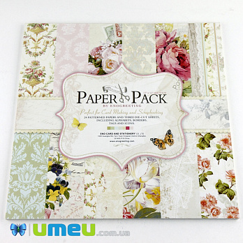 Альбом с бумагой для скрапбукинга (300*300 мм) 24 листа (DIF-039212)