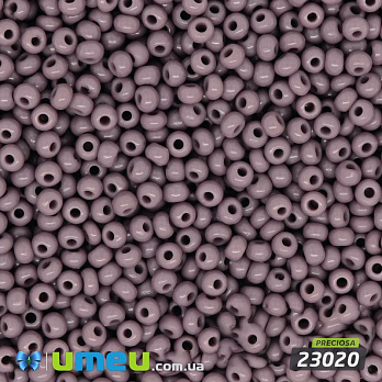 Бісер чеський №234/23020, Ліловий блідий, Натуральний, 10/0 (BIS-003769)