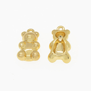 Підвіска метал. Ведмедик, 17,5х9,5 мм, Золото (POD-054762)