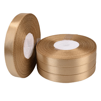 Атласна стрічка, 12 мм, Золотиста (LEN-052732)