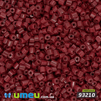 Бісер чеський Рубка 11/0, №93210, Червоний темний натуральний (BIS-012795)