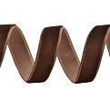 Стрічка оксамитова, 10 мм, Коричнева (LEN-061442)