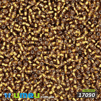 Бісер чеський 11/0, №17090, Коричневий, Блискучий (BIS-028435)