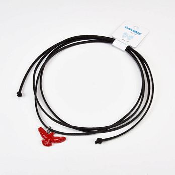 Подвеска Горлица на шнурке, 30х16 мм (BUS-059006)