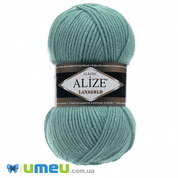 Пряжа Alize Lanagold 100 г, 240 м, Мятная 462, 1 моток (YAR-043314)