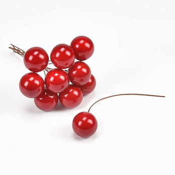 Калина перламутровая 15 мм, Красная (DIF-056895)