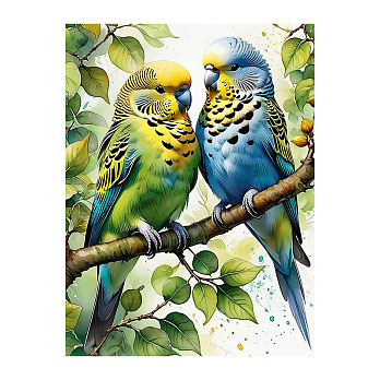 Набір алмазного живопису на підрамнику 30х40 см, Щебіт двох сердець (SXM-061169)