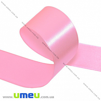 [Архів] Атласна стрічка, 40 мм, Рожева (LEN-014944)