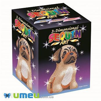 Набор для творчества Sequin Art 3D Большой Лили Мопс (DIF-043480)