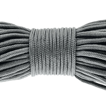 Шнур мінікорд 2 мм, Сірий (LEN-020452)