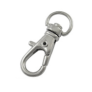 Замок-карабин поворотный, Темное серебро, 31х11 мм (ZAM-002689)