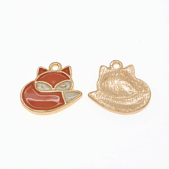 Підвіска метал. Лисиця, 18,5х18 мм, Золото (POD-054696)