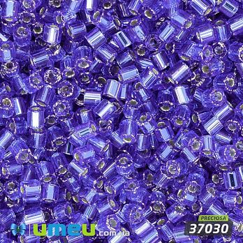 Бісер чеський Рубка 11/0, №37030, Синій блискучий (BIS-044068)