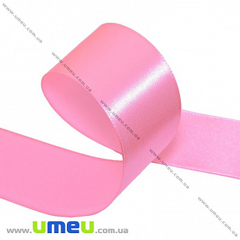 [Архів] Атласна стрічка, 40 мм, Рожева (LEN-014943)