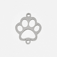 Конектор з нерж. сталі Лапка, 20х16 мм, Темне срібло (STL-061421)