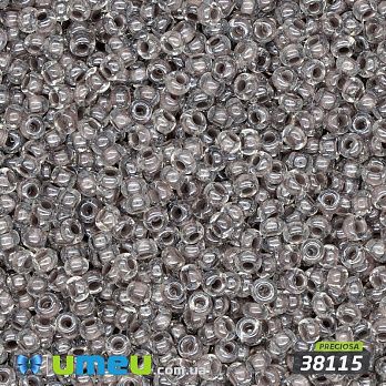 Бісер чеський №681/38115, Сіро-коричневий, Пофарбований глазурований, 10/0 (BIS-043913)