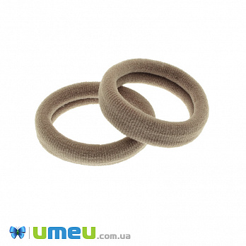 Резинка для волос микрофибра, 42 мм, Бежевая (OSN-041687)