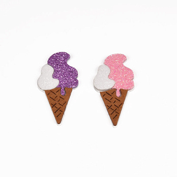 Декоративний виріб із фоамірану Морозиво, 5х2,5 см, Мікс (FOM-056984)