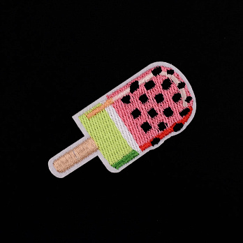 Термоаплікація Морозиво, 6х2,5 см, Рожева (APL-055047)