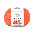Пряжа Gazzal Baby Cotton №3459, 50 г, 165 м, Коралова (YAR-060772)
