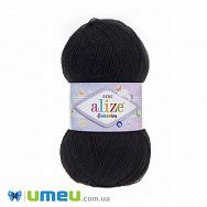 Пряжа Alize Sekerim Bebe 100 г, 320 м, Черная 60 (YAR-047722)