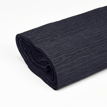 Гофрований папір розтяжність 150%, Чорний, 0,5х2,5 м (DIF-056640)