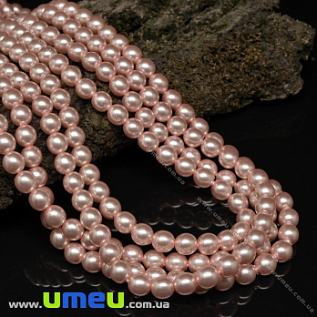 Намистини чеське скло Preciosa Перли 6 мм 70488, Персиковий (BUS-036096)